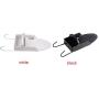 MOOUS Electric Iron Holder Wall Mounted Ironing Board Hanger Hook Ironing Holder Rack Space Saving for Hotel Home Bathroom RVs Campers Apartments(White)