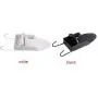 MOOUS Electric Iron Holder Wall Mounted Ironing Board Hanger Hook Ironing Holder Rack Space Saving for Hotel Home Bathroom RVs Campers Apartments(White)