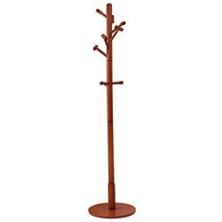 Barture Solid Wood Coat Rack Bedroom Single-Rod Hanger Simple Living Room Clothes Hanger Creative Hangers (Color : E)