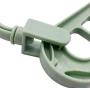 Efaster 9 Hole Clothes Hanger Space Saving Hangers, Multifunction 360° Rotatable Durable Plastic Magic Hangers Organizer,Towel Hook Closet Organizer Plastic Storage Rack,Wrinkle-Free Clothes (Green)