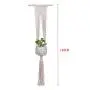 Flosky 3pcs Handmade Macrame Plant Hanger Hanging Basket Pot Holder Indoor Outdoor Rope Flosky 3pcs Handmade Macrame Plant Hanger Hanging Basket Pot Holder Indoor Outdoor Rope