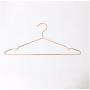 10pcs Golden/Rose Gold Metal Clothes Shirts Hanger with Groove, Heavy Duty Strong Coats Hanger, Suit Hanger, Wire Hanger Random Color