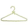 10pcs Random Color Fancy Pearl Bow-Knot Clothes Hanger, Non Slip Plastic Wedding Dress Shirts Suits Hanger for Lady Girl