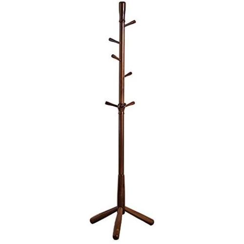KXBYMX Full Solid Wood Coat Rack Floor Bedroom Clothes Hangers Clothes Storage Racks -Multifunctional Coat Rack (Color : 1#)