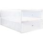 NEXTCOVER Clear Stackable Boot Storage Box- 2 Pack,Clear,NBB21832. …