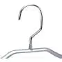 PeiQiH Shirt No-Trace Clothes Hangers, 10 Pack Rubber Coating Wide Shoulder Space Saving Durable Heavy Duty Suit Hangers for Coats Skirt Jackets-a-ms-Purple 40x18.5x3cm