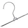 KYCPTNFJ 10pcs Stainless Steel Trousers Rack Clip Metal Anti-Slip Clothespin Wardrobe Pants Clamp Clothes Hanger for Balcony Bathroom