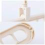 10pcs Random Color Multi-Port Support Circle Clothes Hanger Clothes Drying Rack Multifunction Plastic Scarf Clothes Hangers Hangers Storage Racks