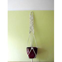 Macrame plant hanger- wall hanging-fiber art-vertical garden