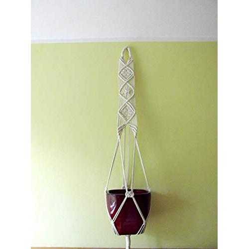 Macrame plant hanger- wall hanging-fiber art-vertical garden