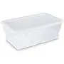 Sterilite 16428012 6 Quart White Storage Boxes (Pack of 24) Sterilite 16428012 6 Quart White Storage Boxes (Pack of 24)