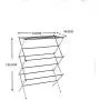 Accordion Design Clothes Airer,Folding Stainless Steel Laundry Drying Rack,Adjustable Dry Rail Hanger with Concise Home Portable,for Socks Bed Linen Clothing Extendable Compact Accordion Design Clothes Airer,Folding Stainless Steel Laundry Drying Rack,Adjustable Dry Rail Hanger with Concise Home Portable,for Socks Bed Linen Clothing Extendable Compact