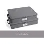 Covermates ? 10 Inch Zip-Top Storage Boxes ? 10W x 10D x 10H ? 2 YR Warranty ? Year Around Protection - Graphite