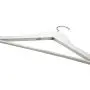 Harbour Housewares Childrens Kids Wooden Clothes Coat Hanger Hangers - White - Set of 10