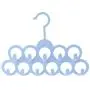 jiulonerst 11 Holes Clothes Tie Belt Shawl Scarf Hanger Display Holder Closet Organizer for Home Decor