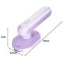 ZZYJYALG Hanging Ironing Machine Plastic Metal Cotton Cloth Portable Dormitory Clothes Household Handheld USB Rechargeable Sheets Foldable Curtains High Ironing Travel Temperature (Pink)