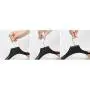 CHAONAO Black Suit Hangers Plastic Non-Slip Wide Shoulder Clothes Hanger for Coats, Jacket, Pants, and Dress Clothes,C,40pcs