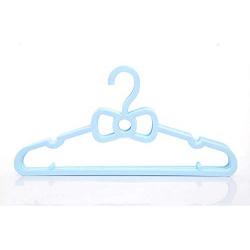 SAASNY Standard Hangers Plastic Hangers,Plastic Hangers 28 Pack Coat Hangers Standard Hangers for Clothes Slim and Space Saving Notched Hangers(Blue) for Drying and Storage