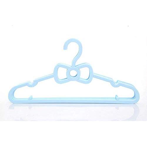 SAASNY Standard Hangers Plastic Hangers,Plastic Hangers 28 Pack Coat Hangers Standard Hangers for Clothes Slim and Space Saving Notched Hangers(Blue) for Drying and Storage