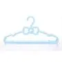 SAASNY Standard Hangers Plastic Hangers,Plastic Hangers 28 Pack Coat Hangers Standard Hangers for Clothes Slim and Space Saving Notched Hangers(Blue) for Drying and Storage