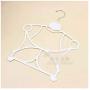 wing1 5PCs Childrens Siamese Clothes Hangers for Clothing Store Plastic Tubular Slotted Child Baby Clothing Hanger Storage Organizer,K