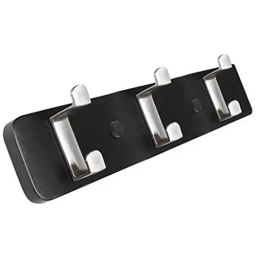 LAXF-Wall Coat Racks with Hooks/Hangers Coat Rack Bamboo Clothes Hook Dorm Room Bedroom on The Wall Wall-Mounted Hook Hanger Multifunction Straight Edge Black (Size : 35.6cm) LAXF-Wall Coat Racks with Hooks/Hangers Coat Rack Bamboo Clothes Hook Dorm Room Bedroom on The Wall Wall-Mounted Hook Hanger Multifunction Straight Edge Black (Size : 35.6cm)