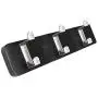 LAXF-Wall Coat Racks with Hooks/Hangers Coat Rack Bamboo Clothes Hook Dorm Room Bedroom on The Wall Wall-Mounted Hook Hanger Multifunction Straight Edge Black (Size : 35.6cm) LAXF-Wall Coat Racks with Hooks/Hangers Coat Rack Bamboo Clothes Hook Dorm Room Bedroom on The Wall Wall-Mounted Hook Hanger Multifunction Straight Edge Black (Size : 35.6cm)