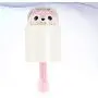 TOPBATHY Wall Mounted Hook Adorable Squirrel Hanging Hook Punch Free Adhesive Decorative Hanger for Home Bedroom Dormitory Cloth Hat Towel Holder (Pink)
