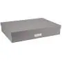 Bigso Sverker Fiberboard Legal/Art Storage Box, 3.3 x 17.1 x 12.2 in, Grey Bigso Sverker Fiberboard Legal/Art Storage Box, 3.3 x 17.1 x 12.2 in, Grey