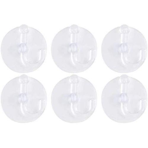 uxcell 6 Pcs Suction Cup Hooks 1.2 Inch Wall Hooks Hangers Removable Kitchen Bathroom Wall Vacuum Holder for Smooth Tile Glass and Mirror Clear uxcell 6 Pcs Suction Cup Hooks 1.2 Inch Wall Hooks Hangers Removable Kitchen Bathroom Wall Vacuum Holder for Smooth Tile Glass and Mirror Clear