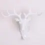 Vintage Deer Head Antlers Wall Hook (Max:10kg) for Hanging Hat Scarf Bag Key Clothes Bathroom Kitchen Towel Holder Hanger Rack Wall Wedding Gift (White) Vintage Deer Head Antlers Wall Hook (Max:10kg) for Hanging Hat Scarf Bag Key Clothes Bathroom Kitchen Towel Holder Hanger Rack Wall Wedding Gift (White)