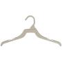 Mainetti 227 White All Plastic Hangers With Notches For Straps, Great For Shirts/Tops/Dresses, 14-Inch (Value Pack Of 500)