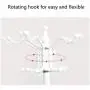 yaya Coat Rack Iron Art Floor Standing Coat Racks Bedroom Clothes Hanger Living Room Clothing Hats Bags Hanging Storage Shelf Rack Coat Hook (Color : Black)