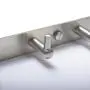 Coat Hook Rail on Wall Mounted - Sagmoc 13-Inch Hook Rack with 5 Hooks, Durable Wall Mounted Hangers for Bedroom, Bathroom, Foyer, Hallway (304 Stainless Steel Brushed Nickel)