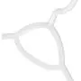 Whitmor Sure-Grip Plastic Hangers (Set of 5) Whitmor Sure-Grip Plastic Hangers (Set of 5)