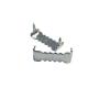 Sawtooth Picture Hangers No Nail - 100 Pack - 1 Inch - Zinc Silver Sawtooth Hanger