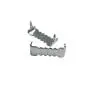 Sawtooth Picture Hangers No Nail - 100 Pack - 1 Inch - Zinc Silver Sawtooth Hanger