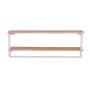 COAT RACK Wrought Iron Solid Wood Vintage Plumbing Wall Rack Clothes and Shoes Hangers Solid and Durable/Not Rusty/Easy to Clean Living/Bedroom/Study/Bar (83cm, 123cm)