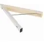 2pcs Folding Retractable Indoor Wall Clothes Hangers Organizer Magic Clothes Towel Drying Towel Rack for Scarf Belt Bra Suit