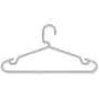 SAASNY Coat Hangers Plastic Hangers,Plastic Coat Hangers,5 Pack Clothes Hangers Thin Plastic Hangers Space Saving Coat Hanger Non Slip Suit Hanger,Grayish White,Dress,Jacket,Heavy Clothes Hangers
