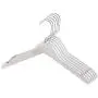 Clothes Hangers,Set of 10, Wooden 38 cm Solid Wood Coat Hangers Round Trouser Bar and Shoulder Notches with Space Saving Non-Slip Durable,White Clothes Hangers,Set of 10, Wooden 38 cm Solid Wood Coat Hangers Round Trouser Bar and Shoulder Notches with Space Saving Non-Slip Durable,White