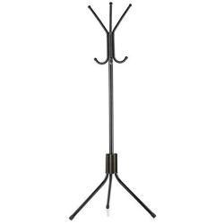Vaorwne Standing Entryway Coat Rack Coat Tree Hat Hanger Holder Jacket Umbrella Tree Stand Base Metal Children Coat Rack Clothes Tree Hat Hanger Hat Rack Coat Racks Stand for Coats (Black)