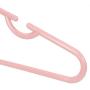 HANGERWORLD 10 Pink 11.4inch Plastic Kids Coat Clothes Garment Pants Skirt Bar Baby Toddler Hangers