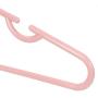 HANGERWORLD 20 Pink 11.4inch Plastic Kids Coat Clothes Garment Pants Skirt Bar Baby Toddler Hangers