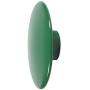 Wood Dots Coat Hooks Flat Round Shape Bright Color Wall Mounted Wall Hanger, Scatter The Wall to Display Hats, Scarves,Clothes(10 Colors) - Green L