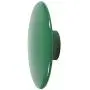 Wood Dots Coat Hooks Flat Round Shape Bright Color Wall Mounted Wall Hanger, Scatter The Wall to Display Hats, Scarves,Clothes(10 Colors) - Green L