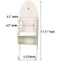 ZITTEE Iron Holder Wall Mount, Ironing Board Hooks for Hanging T-Leg Iron Board, Heat Resistant Iron Rest for Max 5.2 inch Width Iron (White) ZITTEE Iron Holder Wall Mount, Ironing Board Hooks for Hanging T-Leg Iron Board, Heat Resistant Iron Rest for Max 5.2 inch Width Iron (White)