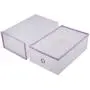 Liusin 5-Pack Foldable Stackable Shoe Boxes Clear Plastic Compact Womens Mens Shoe Storage Boxes Container Organizer for Home DIY 11 x8 x5 Inch (Purple) Liusin 5-Pack Foldable Stackable Shoe Boxes Clear Plastic Compact Womens Mens Shoe Storage Boxes Container Organizer for Home DIY 11 x8 x5 Inch (Purple)