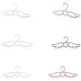Studyset Cute Kids Clothes Hangers, Multi-Function Nonslip Cartoon Wings Shape Clothes Hanger for Kids Small (10 Packs) Pink