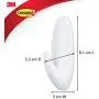 Command Medium Designer Hooks, White, 2-Hooks, Organize & Decorate Damage-Free Command Medium Designer Hooks, White, 2-Hooks, Organize & Decorate Damage-Free